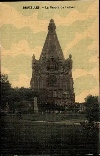 Ak Laeken Bruxelles Brüssel, Crypte