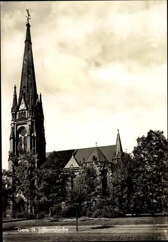 Ak Gera in Thüringen, St. Johanniskirche