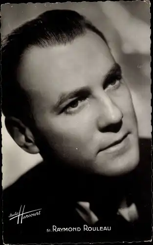 Ak Schauspieler Raymond Rouleau, Portrait