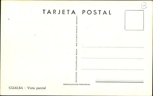Ak Gualba Katalonien Spanien, Teilansicht