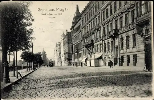 Ak Prag Prag Tschechische Republik, Palack Quay