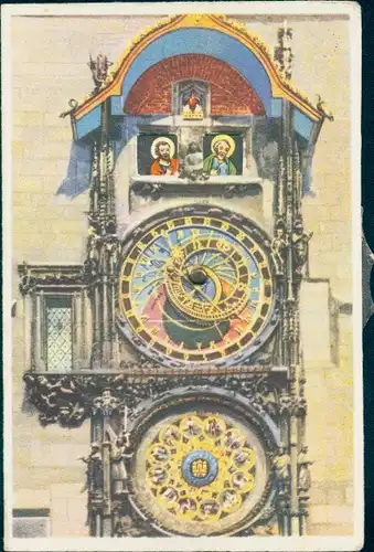 Mechanische Ak Praha Prag, Orloj, Astronomische Uhr