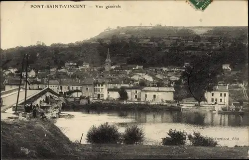 Postkarte Pont Saint Vincent Meurthe et Moselle, Übersicht