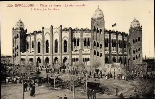 Ak Barcelona Katalonien, Plaza de Toros, La Monumental