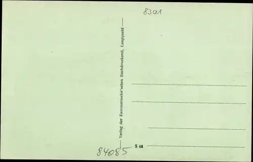 Künstler Ak Langquaid Niederbayern, Distriktskrankenhaus