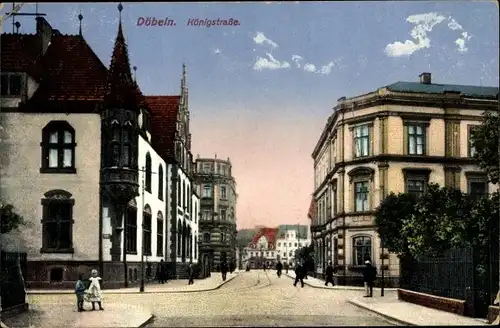 Ak Döbeln Sachsen, Königstraße