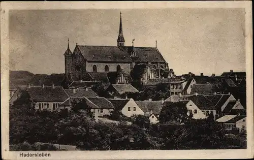 Ak Haderslev Hadersleben Dänemark, Teilansicht, Kirche