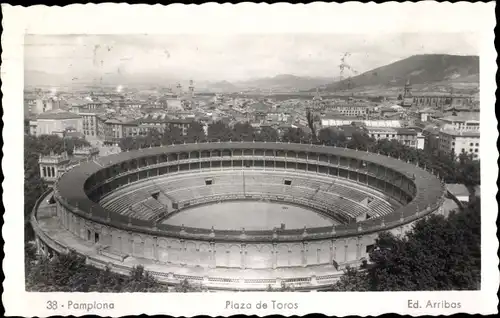 Ak Pamplona Navarra, Plaza de Toros