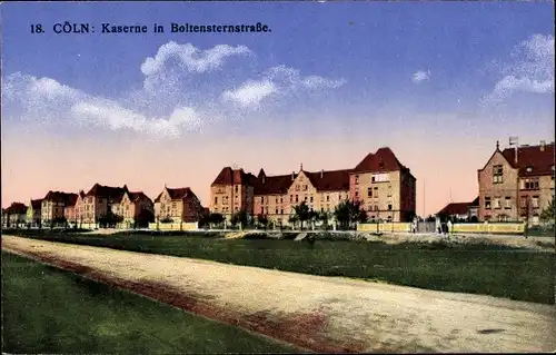 Ak Köln am Rhein, Kaserne Boltensternstraße