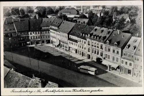 Ak Frankenberg in Sachsen, Marktplatz