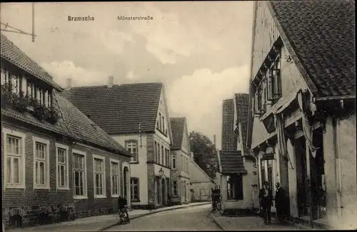 Ak Bramsche in Niedersachsen, Münsterstraße