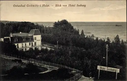 Ak Grömitz in Ostholstein, Blick vom Hotel Seeburg