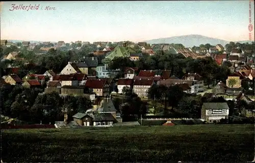 Ak Clausthal Zellerfeld im Oberharz, Gesamtansicht