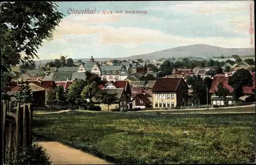 Ak Clausthal Zellerfeld im Oberharz, Gesamtansicht mit Bückeberg