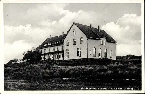 Ak Norddorf auf Amrum Nordfriesland, Hospiz IV