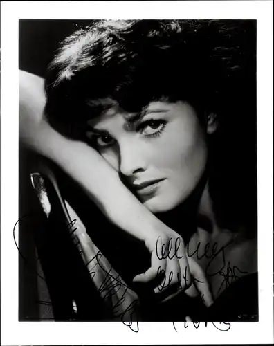 Foto Schauspielerin Ursula Thiess, Portrait, Autogramm