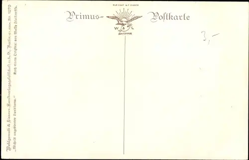 Künstler Ak Fialkowska, Wally, Michels ungedienter Landsturm, Spielzeugsoldaten, Primus 1070