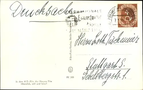 Ak Schauspielerin Ellinor Jensen, Portrait, Autogramm