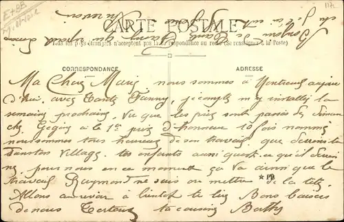 Ak Montreuil Belfroy Maine et Loire, Chemin de la Rue