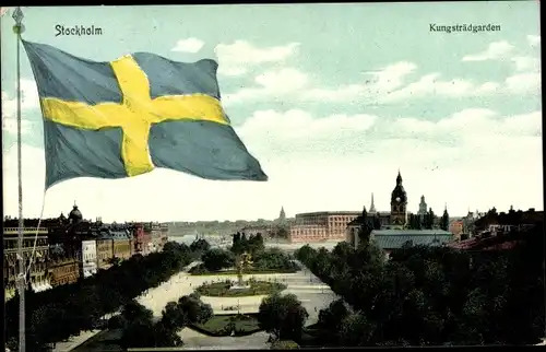 Ak Stockholm Schweden, Kungsträdgården