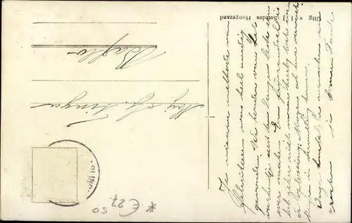 Foto Ak Hoogezand Groningen Niederlande, Wohnhaus