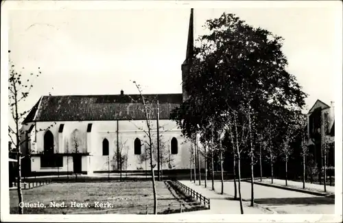 Ak Otterlo Gelderland, Niederlande. Rev. Kirche