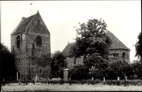 Ak Ezinge Groningen, Niederlande. Rev. Kirche