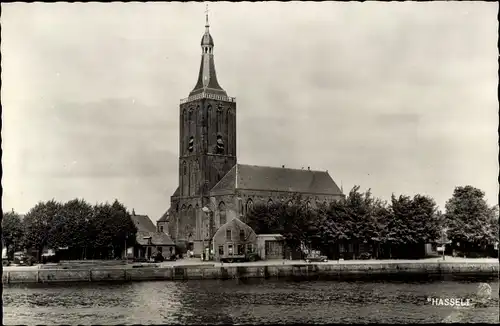 Ak Hasselt Overijssel, Kirche