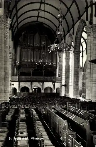 Ak Vlissingen Zeeland Niederlande, St. Jacobskerk