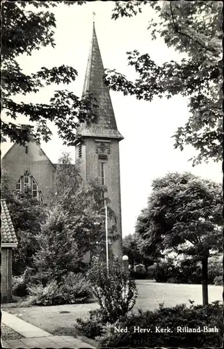 Ak Rilland Reimerswaal Zeeland Niederlande, Ned. Herv. Kerk