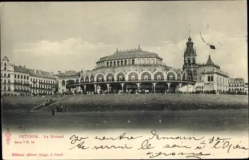 Ak Oostende Ostende Westflandern, Der Kursaal