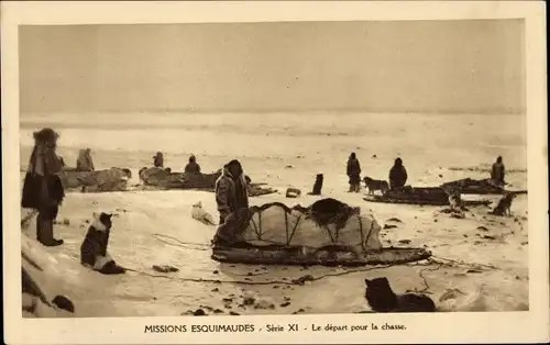 Ak Eskimomissionen, Aufbruch zur Jagd