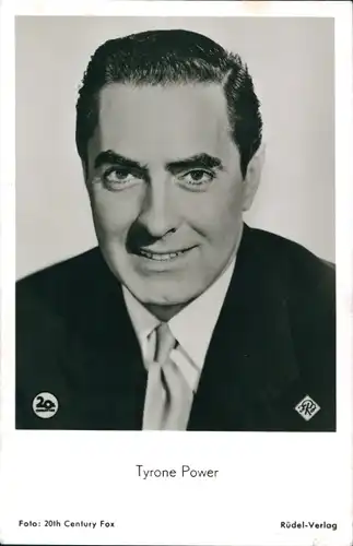 Ak Schauspieler Tyrone Power, Portrait