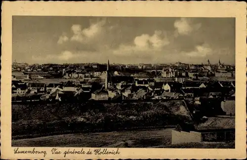 Ak Luxemburg, Vue générale de Hollerich