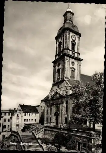 Ak Gera in Thüringen, Salvatorkirche