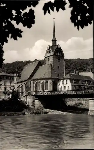 Ak Untermhaus Gera in Thüringen, Elster, Kirche