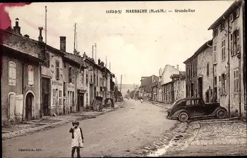 Ak Marbache Meurthe et Moselle, Grande Rue