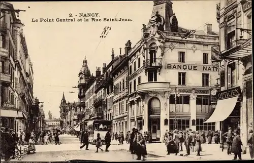 Ak Nancy Meurthe et Moselle, Le Point Central, Rue Saint Jean