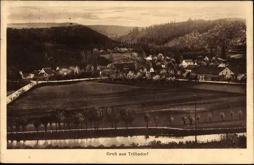 Ak Tröbsdorf Laucha an der Unstrut, Totalansicht