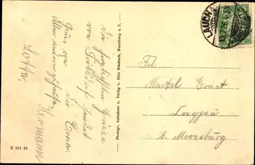 Ak Tröbsdorf Laucha an der Unstrut, Totalansicht