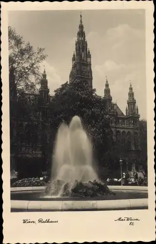 Ak Wien 1 Innere Stadt, Rathaus