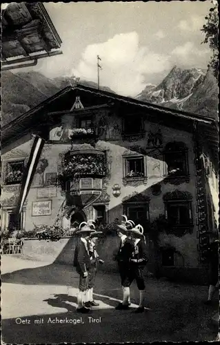 Ak Oetz in Tirol, Gasthof Stern, Acherkogel