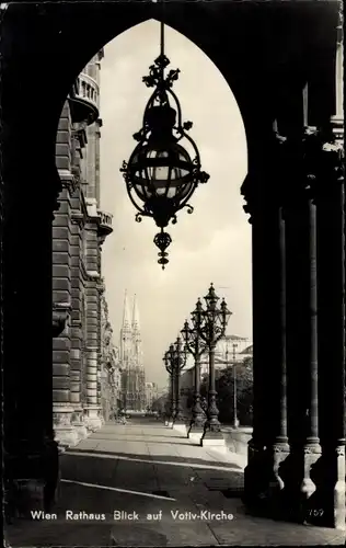 Ak Wien 1 Innere Stadt, Rathaus, Votiv Kirche