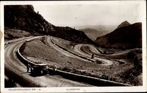 Ak Soller Mallorca Balearische Inseln, Serpentinenstraße