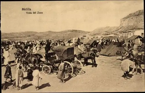 Ak Melilla Spanien, Zoco