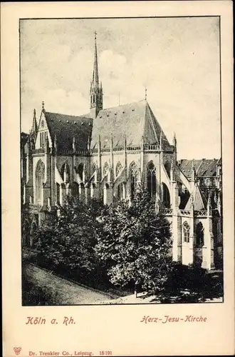 Ak Köln am Rhein, Herz Jesu Kirche