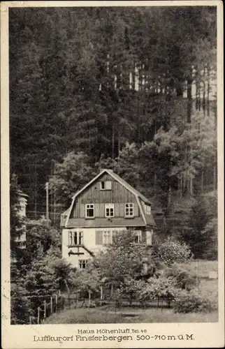 Ak Finsterbergen Friedrichroda im Thüringer Wald, Haus Höhenluft