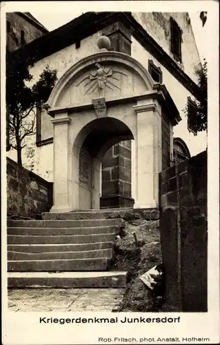 Ak Junkersdorf Lindenthal Köln am Rhein, Kriegerdenkmal