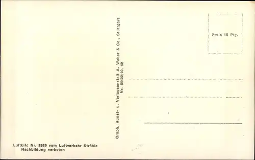 Ak Stetten am kalten Markt, Lager Heuberg, Fliegeraufnahme