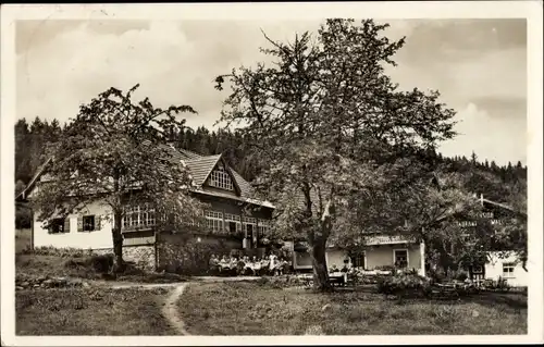 Ak Rabenstein Zwiesel im Bayerischen Wald, Gasthof und Fremdenheim Waldesruhe